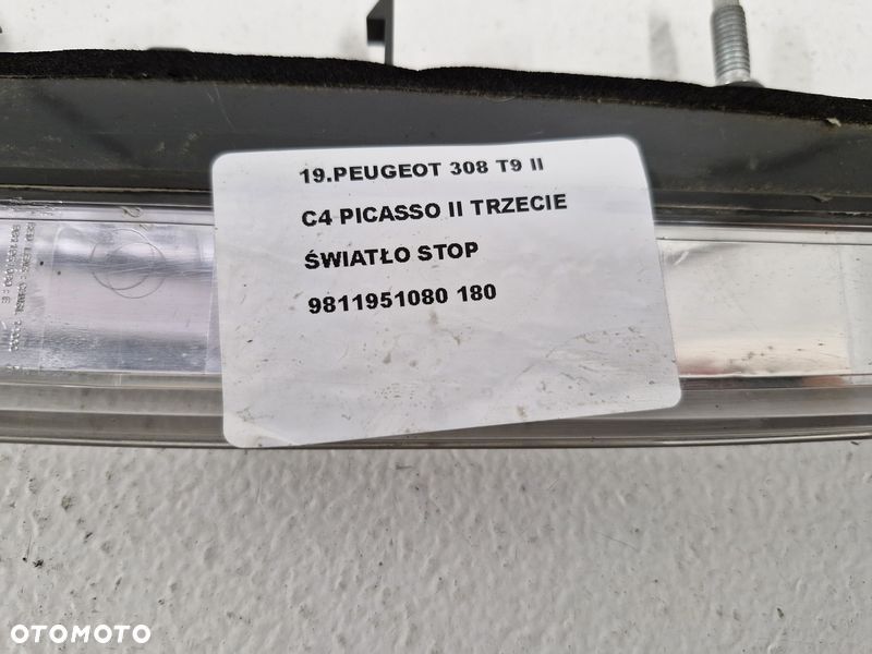PEUGEOT 308 T9 II C4 PICASSO II TRZECIE ŚWIATŁO STOP 9811951080 - 5