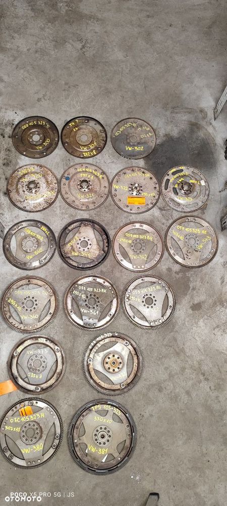 VOLKSWAGEN VW AUTOMAT AUTOMATYCZNE DIESEL / BENZYNA SPRZĘGŁO KOŁO ZAMACHOWE TARCZA DOCISK DWUMAS - 10