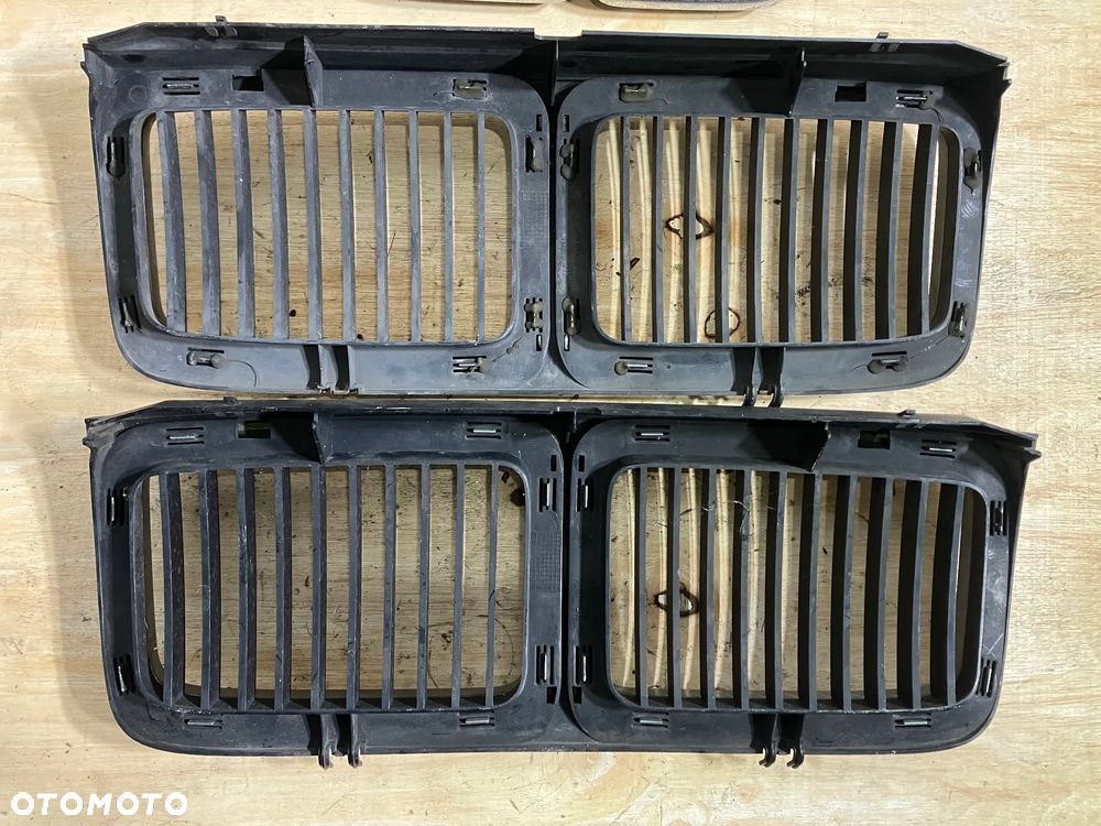 GRILL NERKI BMW E32 V8 V12 SZEROKI CHROM SZEROKA MASKA NOSEK 1964863 E30 1884350 - 3