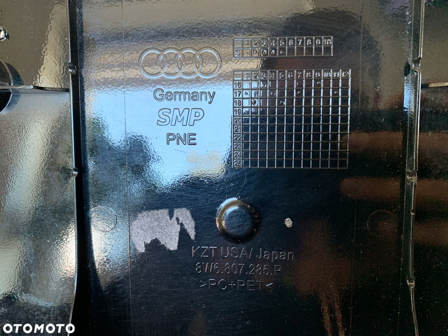 Ramka tablicy rejestracyjnej AUDI A5 S5 RS5 8W USA - 6