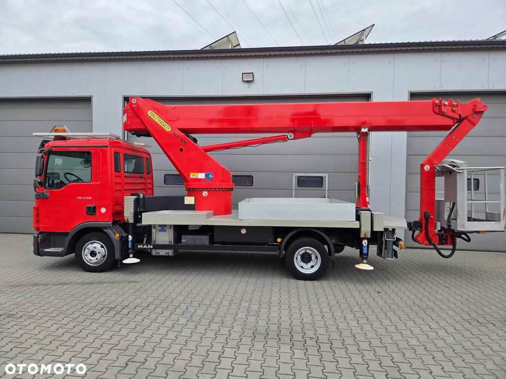 MAN TGL 7.150 Wumag Palfinger WT 300 Podnośnik koszowy ZWYŻKA 30 m Ruthmann - 2