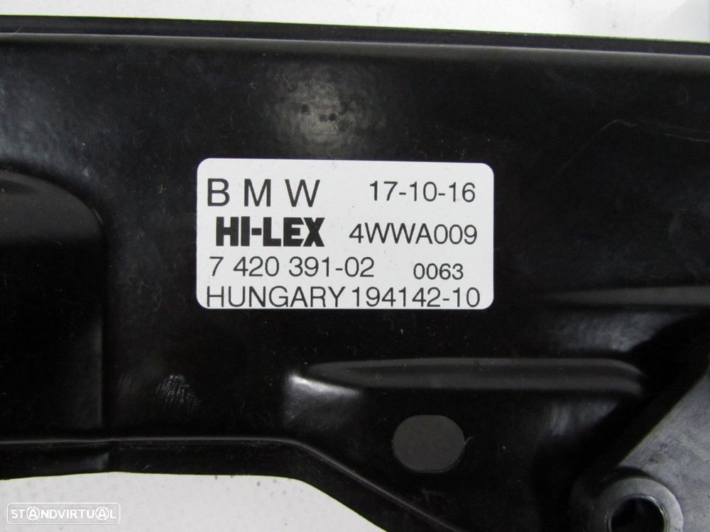 Elevador da Porta Sem motor Esquerdo/Frente Seminovo/ Original BMW X2 (F39) 5133... - 3