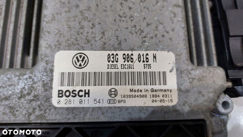 komputer sterownik silnika vw caddy iii 2.0 sdi 08r 03g906016n - 2