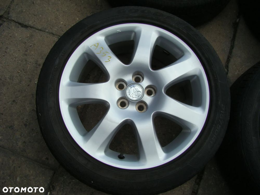 a353 5x100 Toyota Avensis T250 T220 Prius 7jx17 opony lato 215/50 R17 - 2