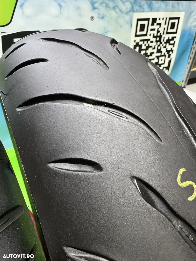 Set Anvelope Moto 120 70 17 si 180 55 17 Bridgestone T32 touring Set91 - 4