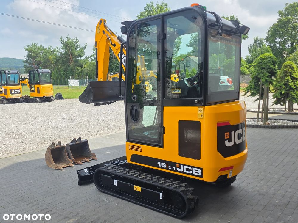 JCB JCB 16 C-1 mini koparka 3 łyżki szybkozłącze 19c1 sprowadzona 8018 serwisowana - 36
