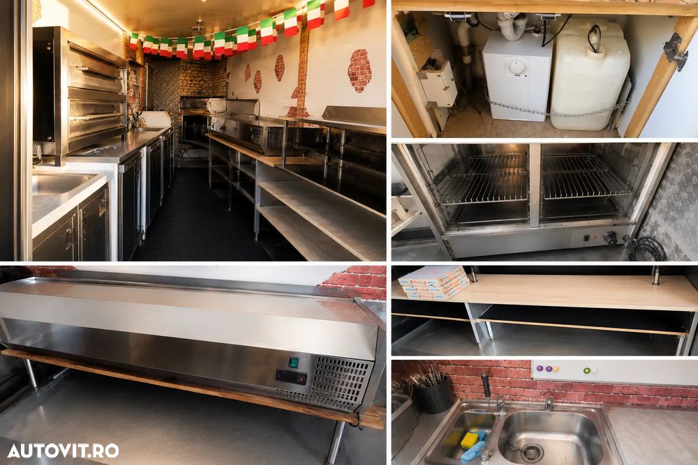 Wellmeyer Food Truck Pizza profesional – complet utilat – 800-1000 pizza/zi - 13