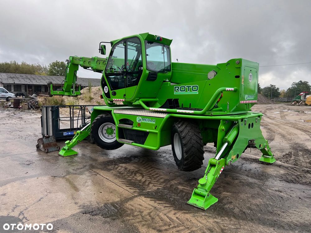 Merlo ROTO 40.18S 3500MTH CERTYFIKAT CE ZESTAW KOSZ WIDŁY PILOT DŹWIG - 3