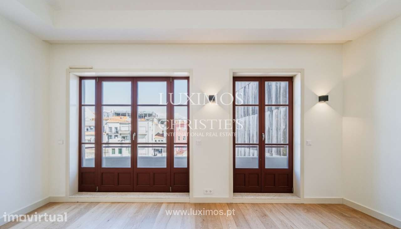 Apartamento T1 novo com varandas para venda na Baixa do Porto - Grande imagem: 3/16