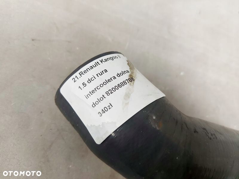 kangoo ii 1.5 dci rura intercoolera dolna dolot - 3