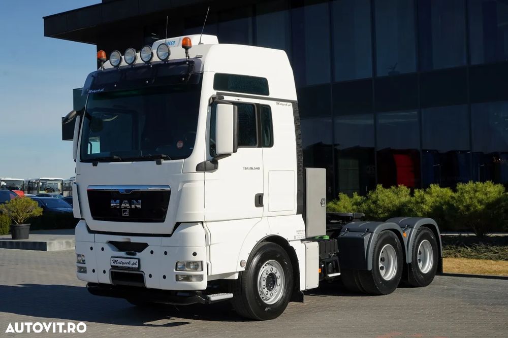 MAN TGX 33.540 / 6x4 / RETARDER / MTA: 100 TONE / XXL / I-PARK COOL / cap tractor cu 3 axe / MANUAL / EURO 5 - 4