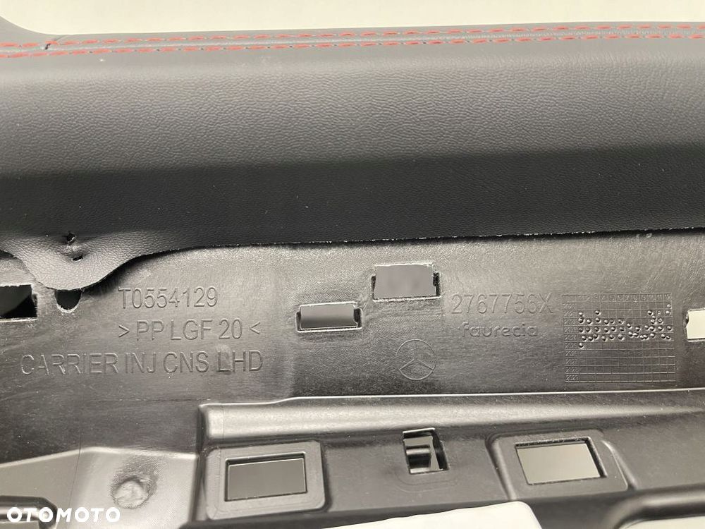 DESKA ROZDZIELCZA KONSOLA MERCEDES GLC 254 W254 X254 AMG CZERWONA NIĆ SKÓRA - 5