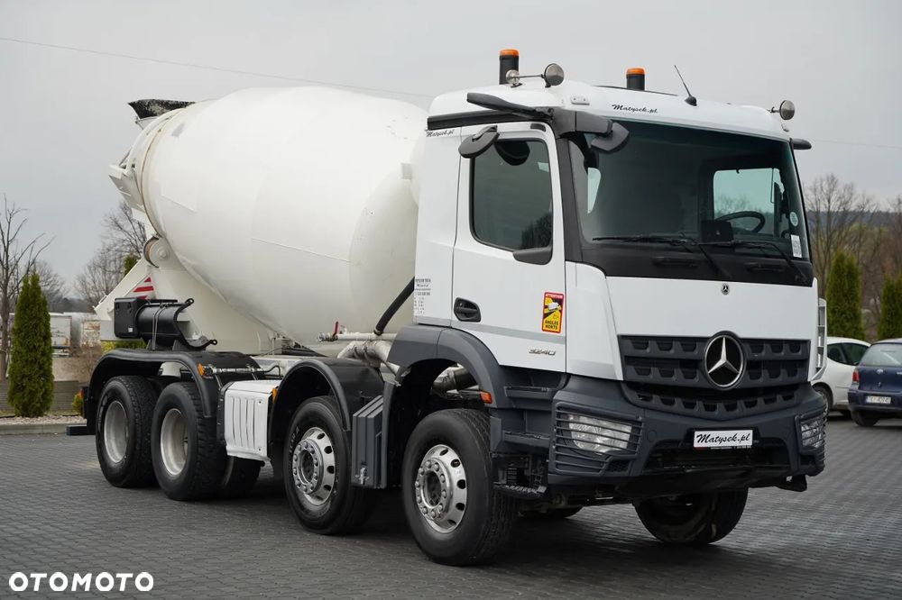 Mercedes-Benz AROCS 3240 / GRUSZKA 9M3 / 8x4 / BETONOMIESZARKA / AUTOMAT /  ALUFELGI / - 1