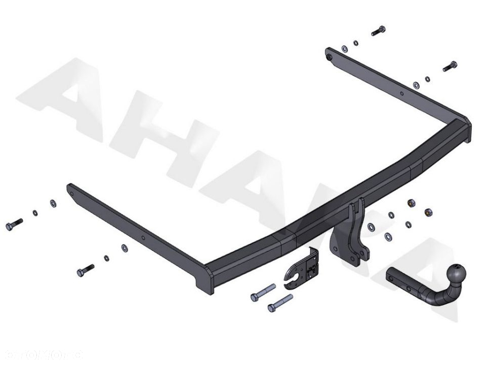 Hak Holowniczy Odkręcany Do Ford Fusion 2002-2005 - 3