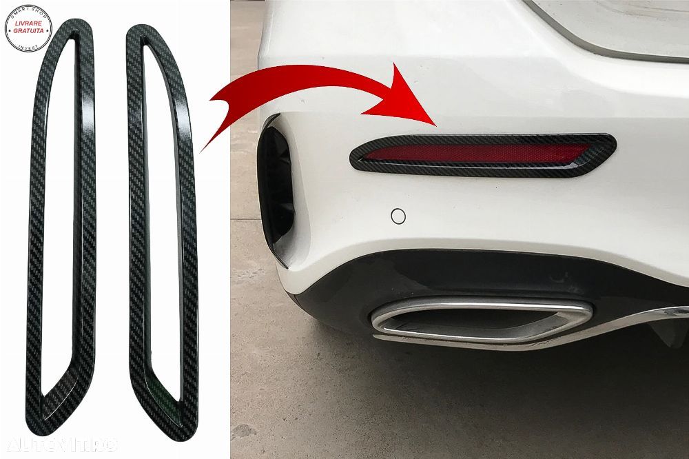 Ornamente Rama Reflectorizanti Bara Spate Mercedes A-Class W177 V177 AMG Line (201- livrare gratuita - 1
