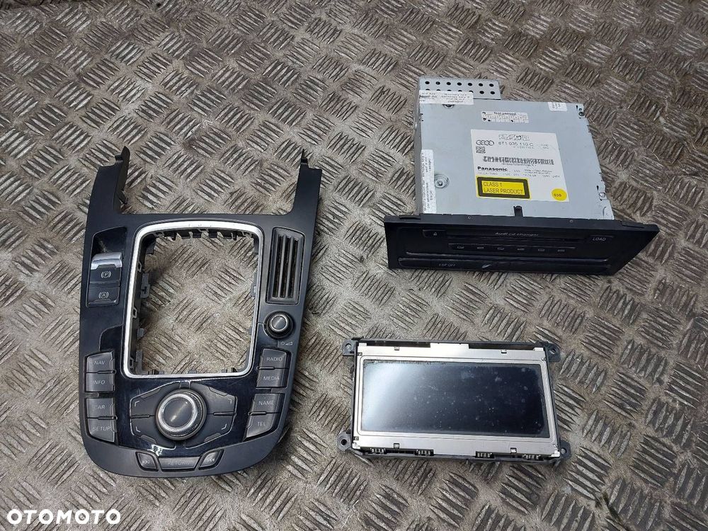 PANEL STEROWANIA MMI + WYŚWIETLACZ + ZMIENIARKA AUDI A4 B8 8T0919609 - 1