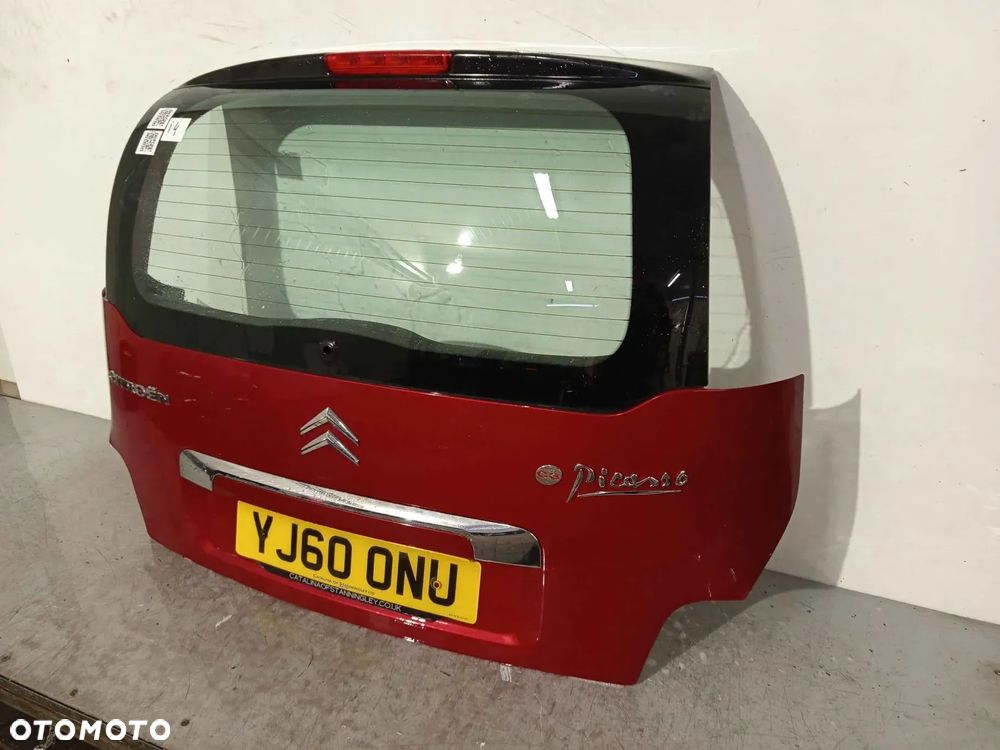 ! KLAPA TYŁ TYLNA BAGAŻNIKA DO CITROEN C3 PICASSO KJC KJCC BORDOWY - 2