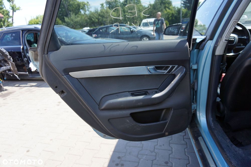 DRZWI TYLNE LEWE A6 C6 SEDAN LY5R  NIEBIESKI AUDI 2004-2008 - 9