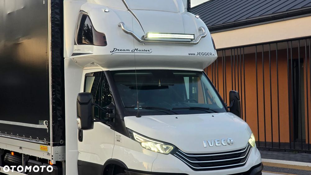 Iveco DAILY 72C18 ❗️BURTO-FIRANKA 15 PALET / DACH ZSUWANY / MAŁY PRZEBIEG / WINDA DHOLLANDIA 1000KG SLIDER / ZABUDOWA JEGGER / KABINA SYPIALNIANA / PODUSZKI PNEUMATYCZNE / XENON / FUL LED / NAVI + KAMERA COFANIA / DRZWI Z TYŁU / WEBASTO / SERWIS ASO / SALON POLSKA / NIESTPOTYKANY STAN ❗️❗️ - 11
