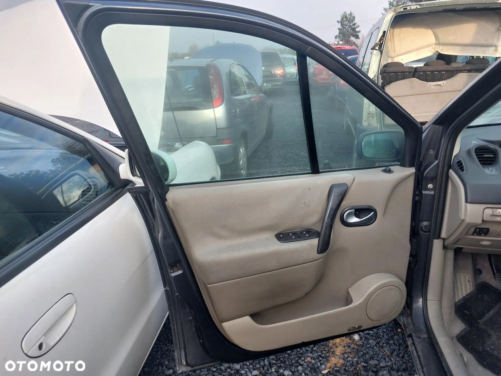 RENAULT SCENIC II DRZWI LEWY PRZÓD PRZEDNIE LEWE KOMPLETNE TEB66 43/10 - 2