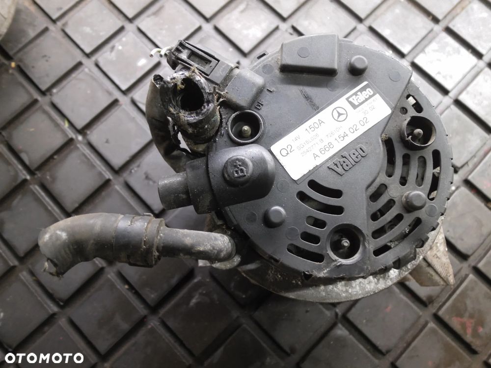 ALTERNATOR WODNY MERCEDES-BENZ KLASA A W168 A6681540202 1.7 CDI 75KM - 2