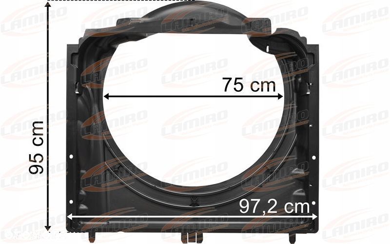 MAN TGS TG3 OBUDOWA WENTYLATORA - 2