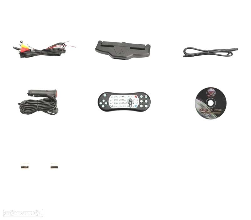 ENCOSTO DE CABEÇA 9" POLEGADAS DVD SD USB HDMI AV IN OUT JOGOS 32 BITS - 2