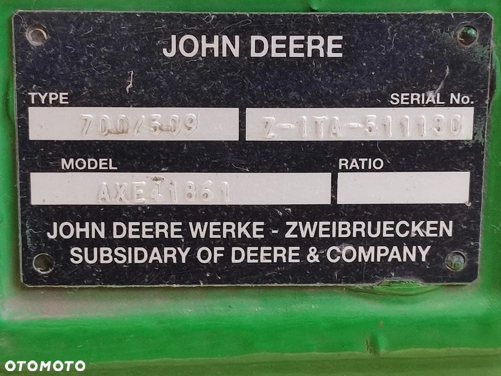 Zwolnica AXE41861 Zwrotnica Piasta 700/509 John Deere W660 - 10