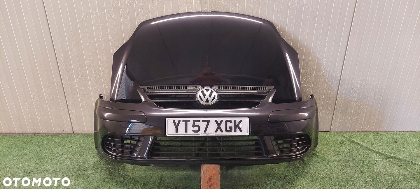 ZDERZAK PRZÓD KOMPLETNY GRILL VW GOLF V PLUS LAK LC9Z - 1