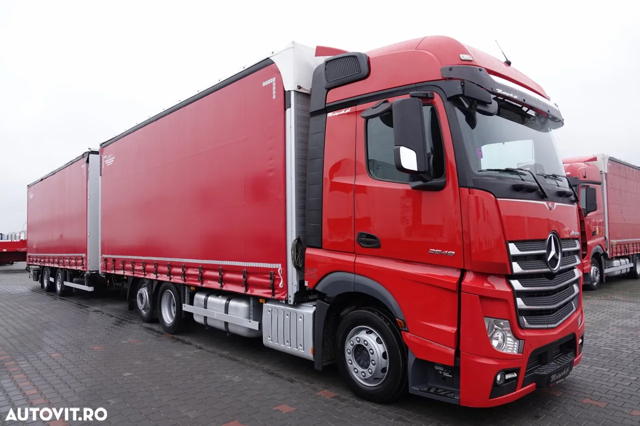 Mercedes-Benz ACTROS 2548 / TANDEM COMBINAT 120 M3 / TRANSIT / AER CONDIȚIONAT PARCARE / SPAȚIU MARE / DUPĂ CONTRACT DE SERVICE GOLD / - 8