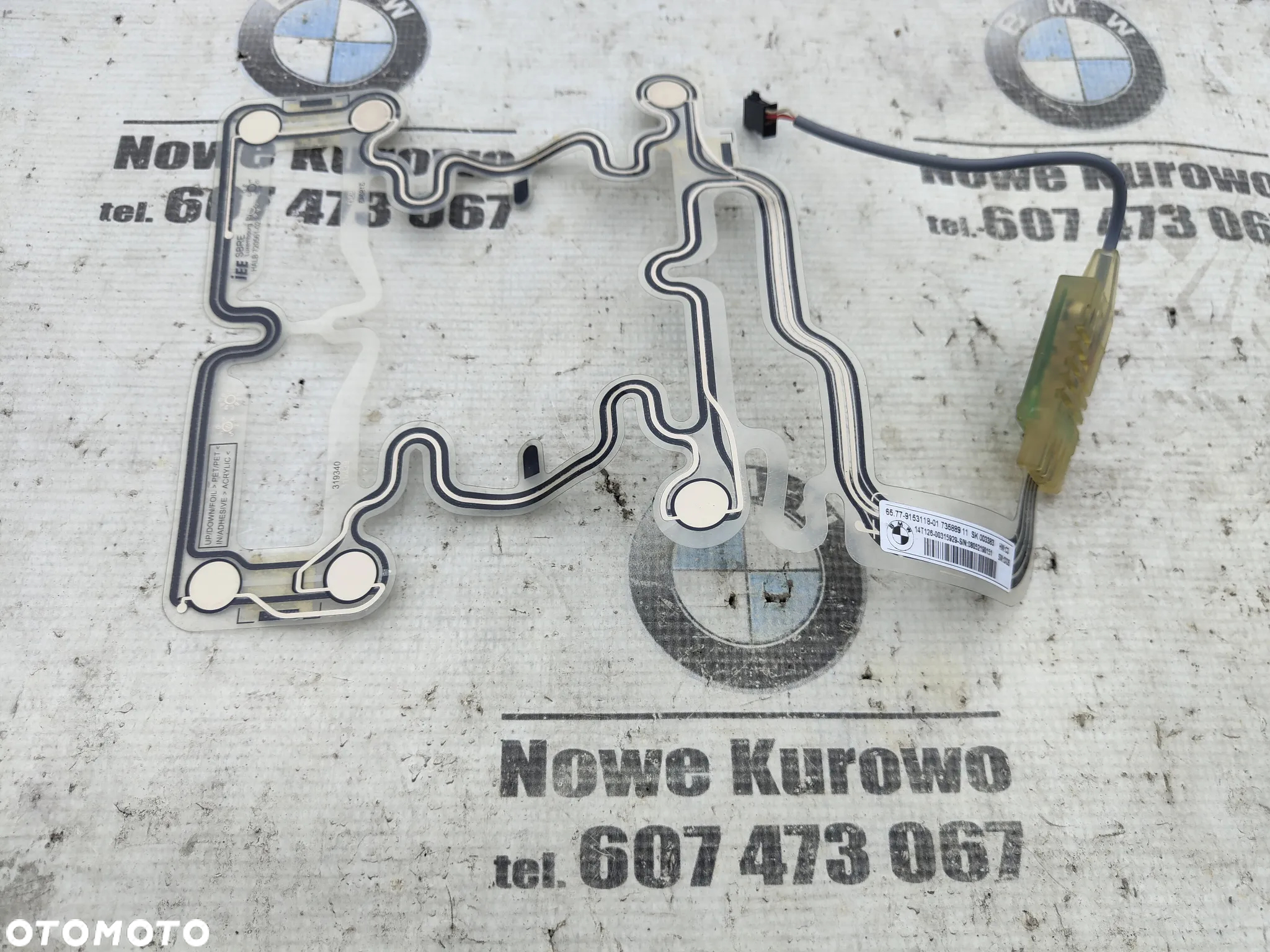 BMW E87 E81 E82 Mata zajętości fotela 9153118 - 2