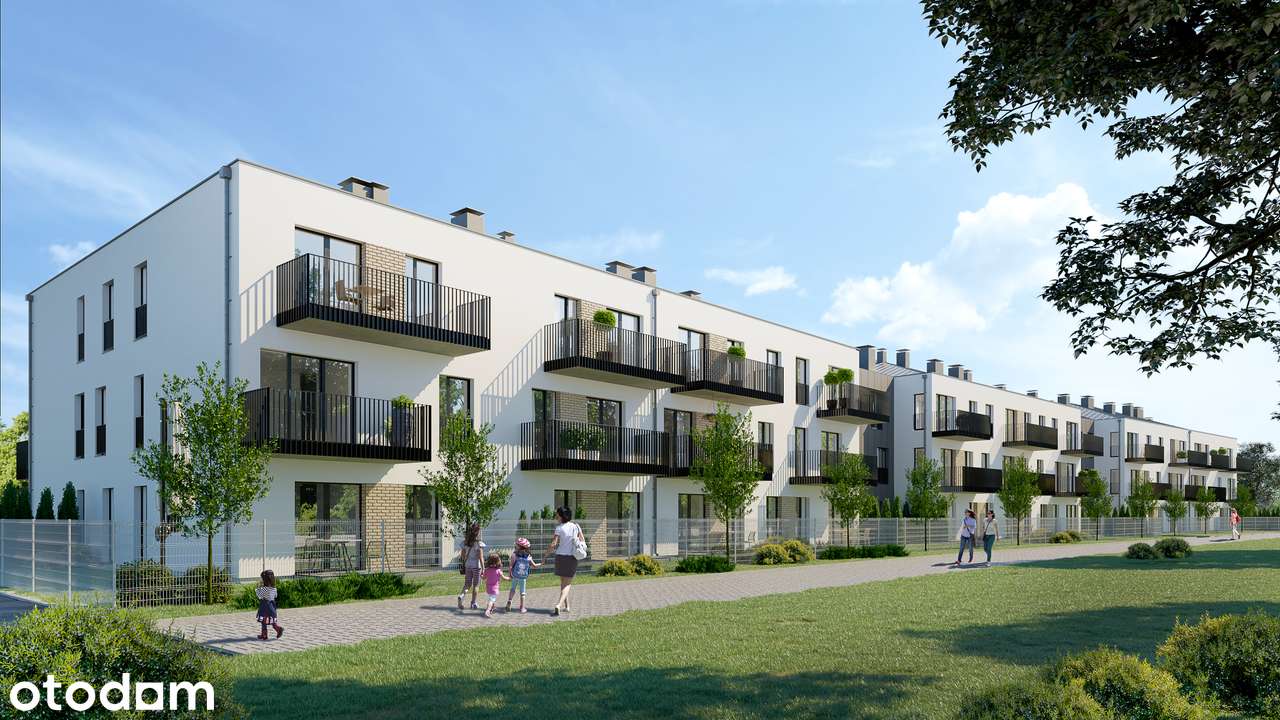 2-pokojowe mieszkanie 58m2 + balkon Bez Prowizji