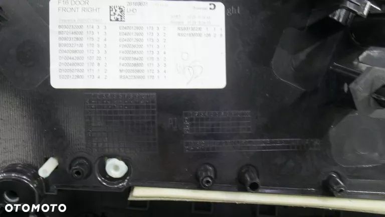 BMW X6 F16 BOCZEK TAPIcerka drzwi prawa przód - 8