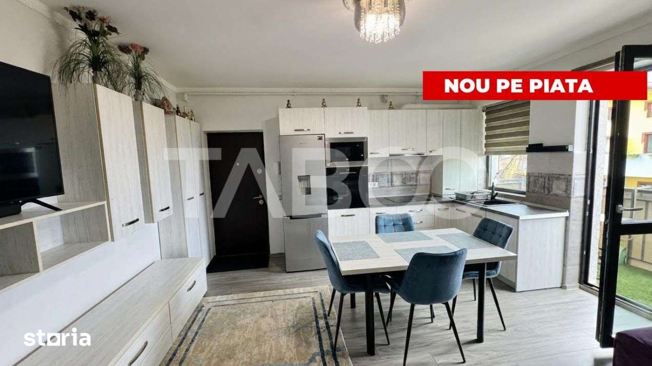 Apartament 3 camere de vanzare 54 MPU MOBILAT UTILAT PARCARE Selimbar — fotografia 1
