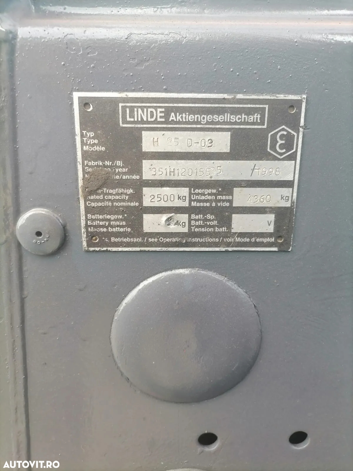 Linde H25D - 7