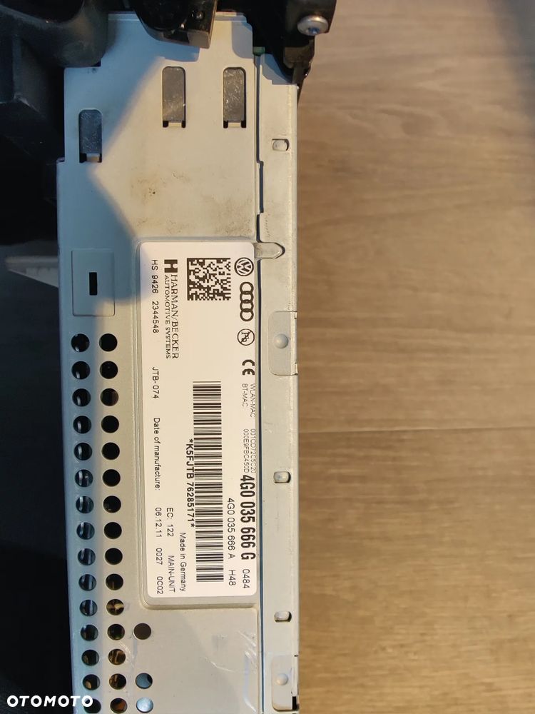 Audi A6 C7 Nawigacja MMI  Monitor Panel - 5