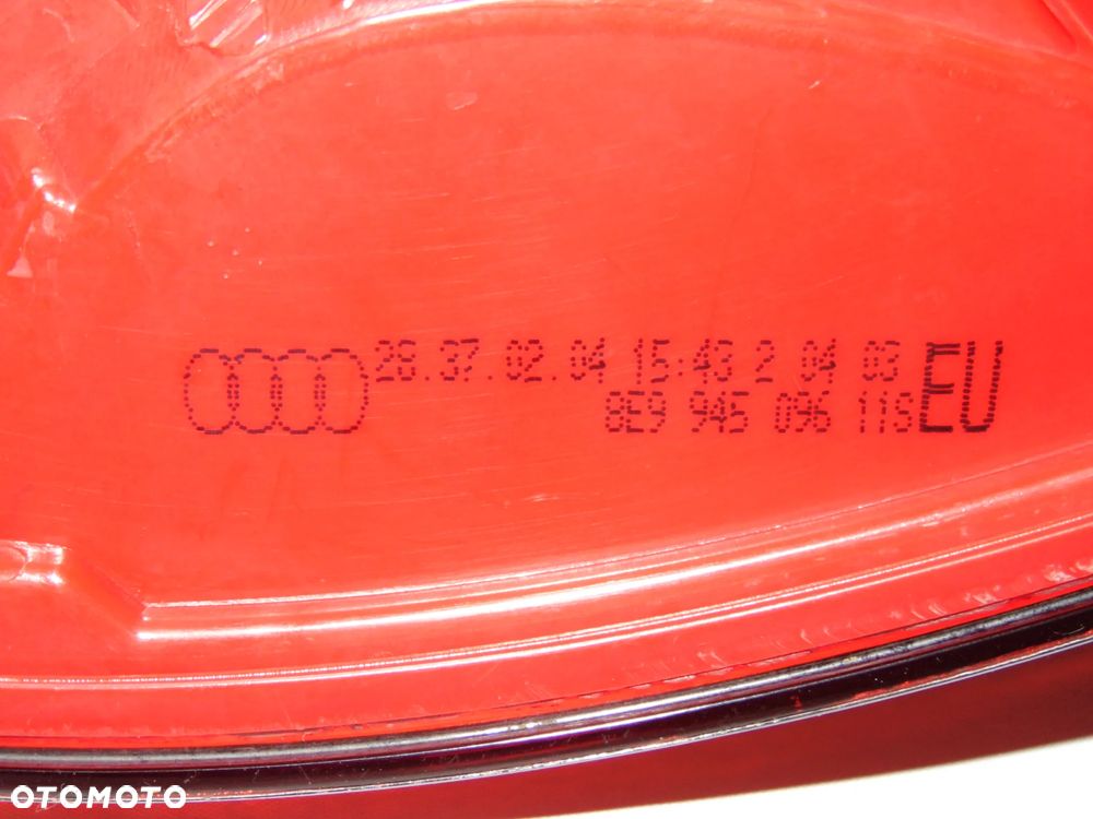 ORYGINAŁ lampa tylna tył prawa Audi A4 B6 Avant kombi 00-04r EUROPA - 8