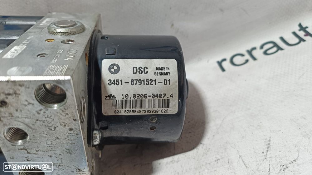 ABS MODULO BLOCO HIDRAULICO BMW SERIE 3 E90 320D 16V 177CV N47D20A 3451679152101 679152101 6791521 E91 E92 E93 X3 E83 SERIE 1 E81 E82 E87 E88 - 1