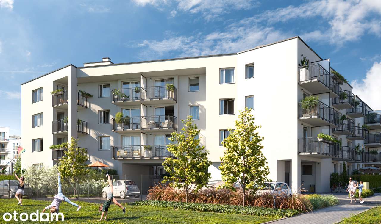 4-pokojowe mieszkanie 72m2 + 2 ogródki
