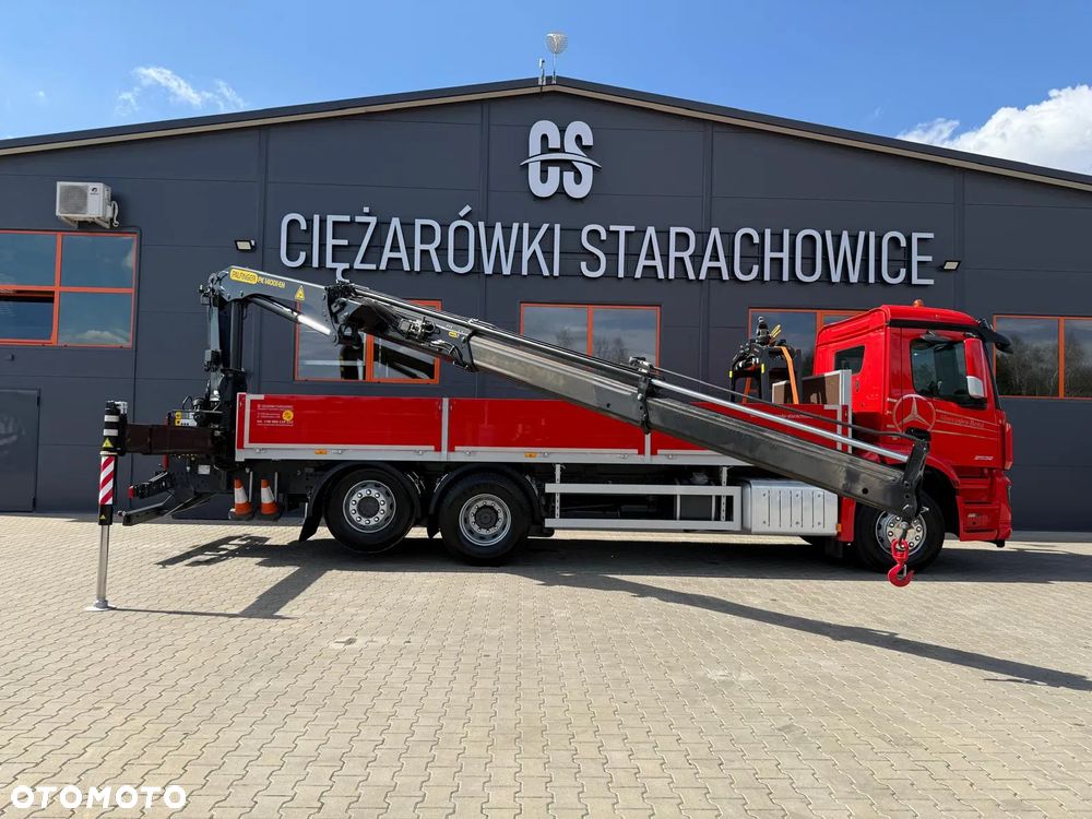 Mercedes-Benz Mercedes Arocs Actros 2532 / E6 / 6x2 / skrzynia + żuraw Palfinger / budowlanka HDS kran crane dzwig - 13