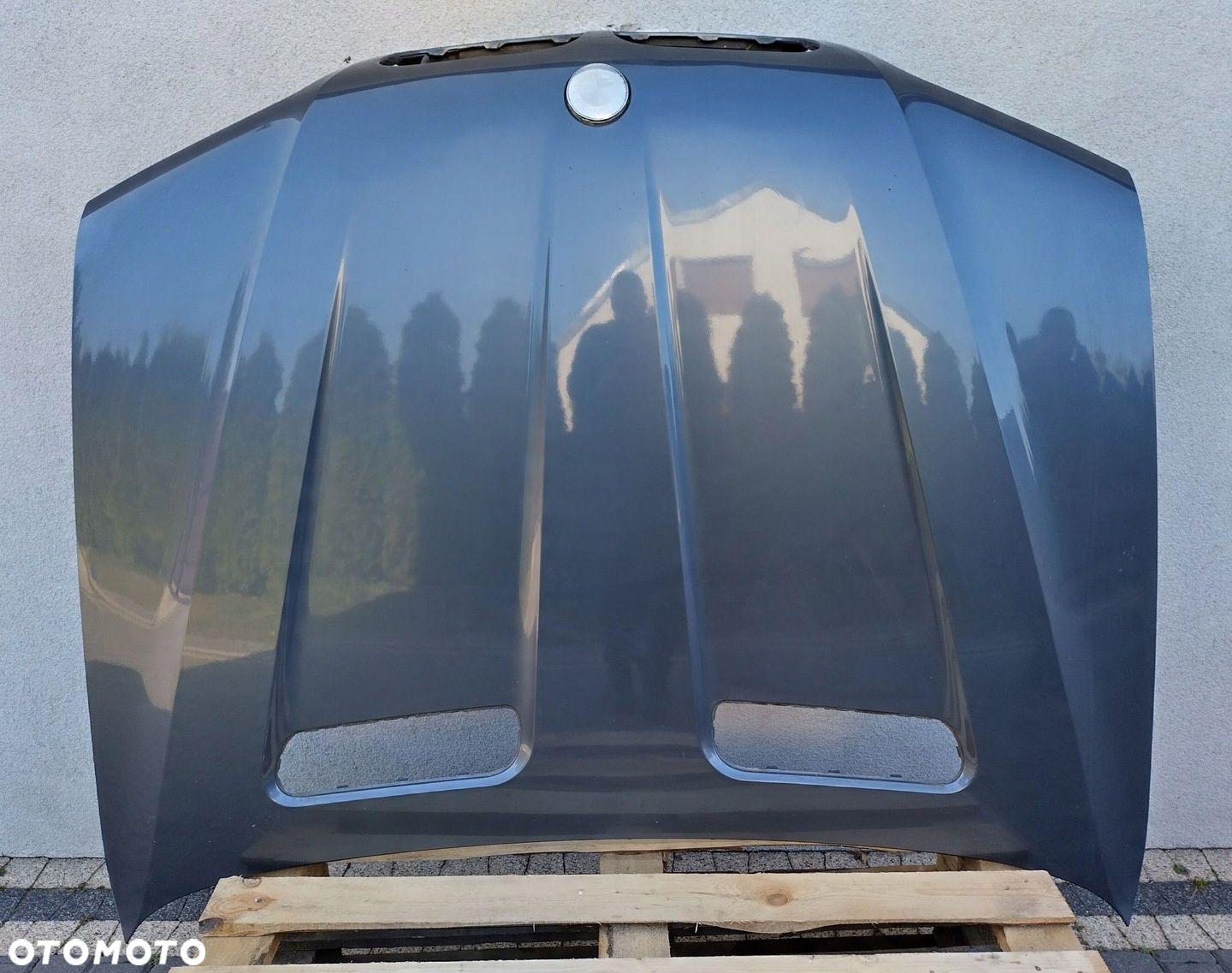 BMW X5 E53 PRZED LIFT 99-03 MASKA POKRYWA SILNIKA 400/7 STAHLGRAU METALLIC - 6