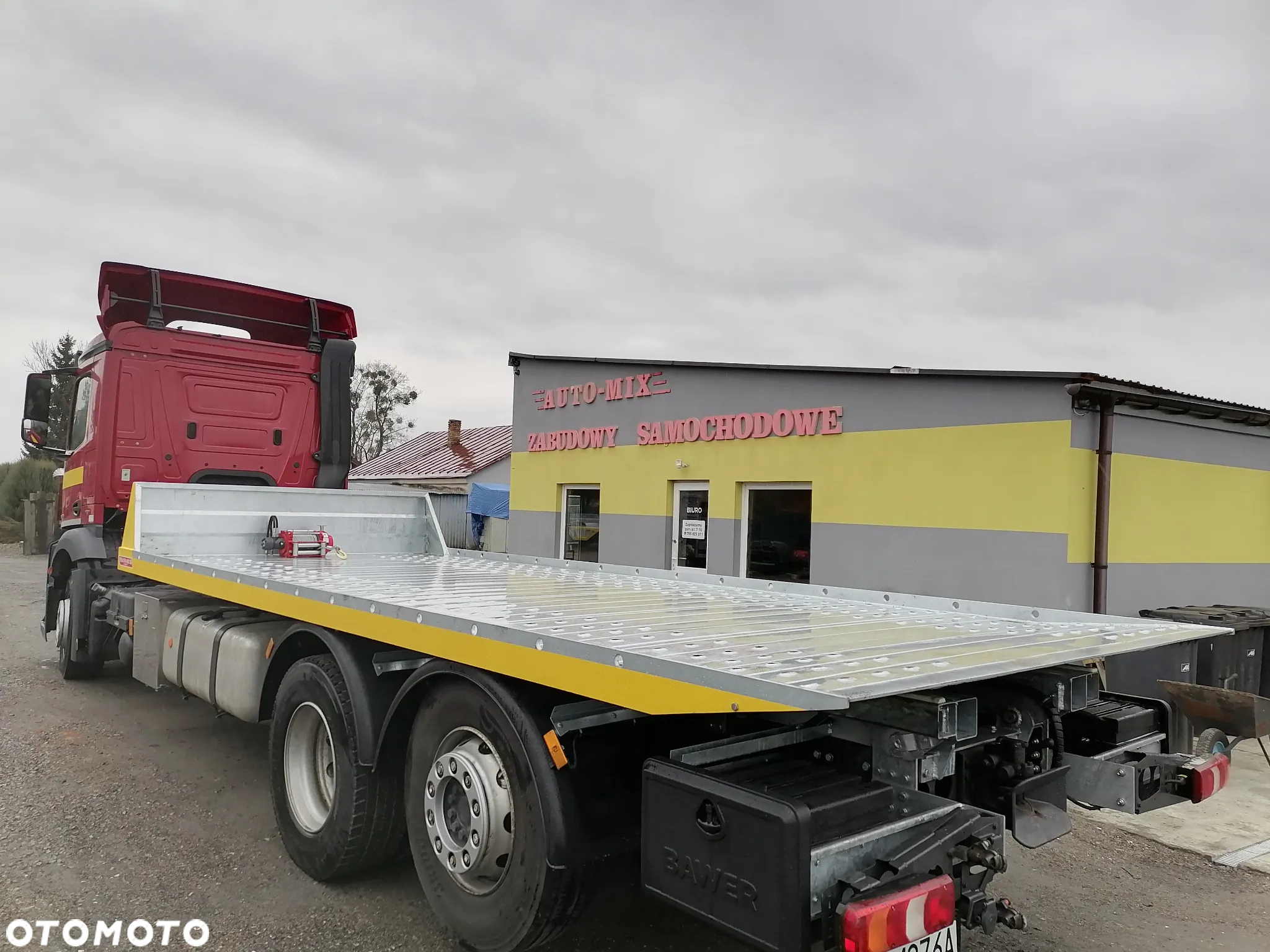 MAN auto laweta najazd hydrauliczny producent - 6
