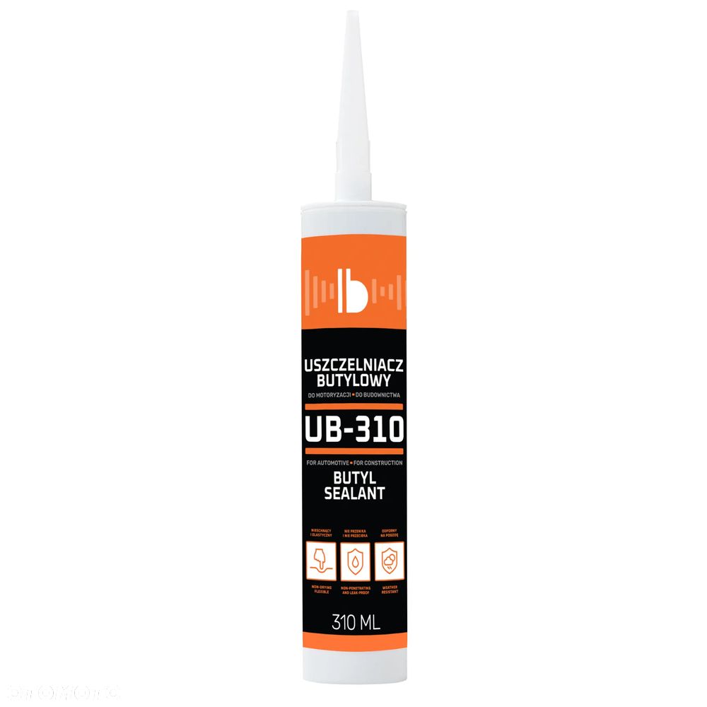 Szary uszczelniacz butylowy Bitmat UB-310 karoseria dach 310ml - 10
