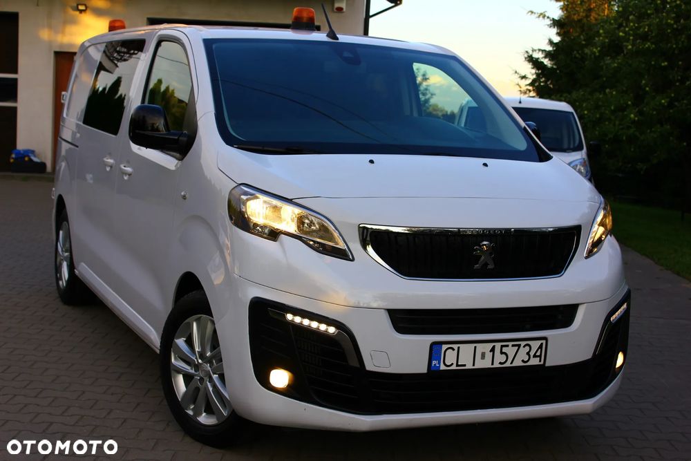 Peugeot EXPERT 2.0 177KM AUTOMAT BRYGADÓWKA 6 OSOBOWY NAVIGACJA KAMERA COFANIA ŁADNE AUTO - 4