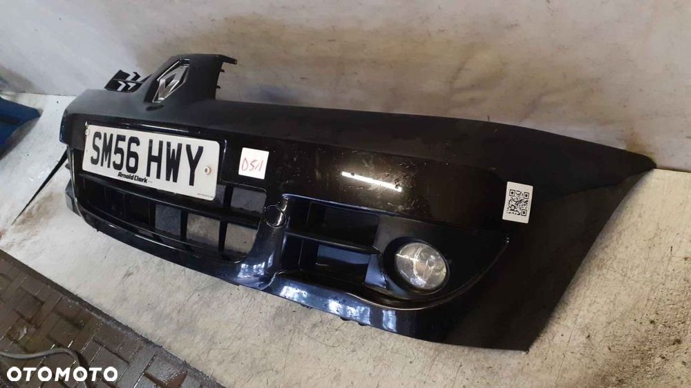 $ ZDERZAK PRZÓD PRZEDNI DO RENAULT CLIO II 2 CAMPUS HALOGENY  NV676 CZARNY - 3