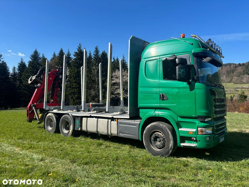 Scania Scania R520 V8 6X4 EURO 6 Resor Resor Dzwig Epsilon Do drewna Lasu dłużycy kłody Palfinger - 2