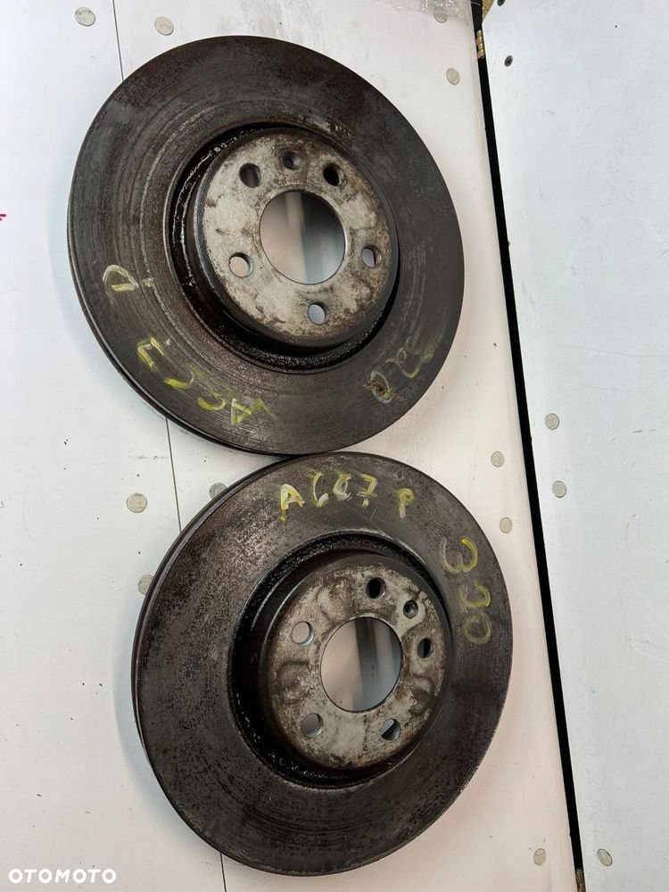 Tarcza hamulca przedniego 320mm Audi A6 S6 C7 4G 2011 PRZÓD KOMPLET - 1