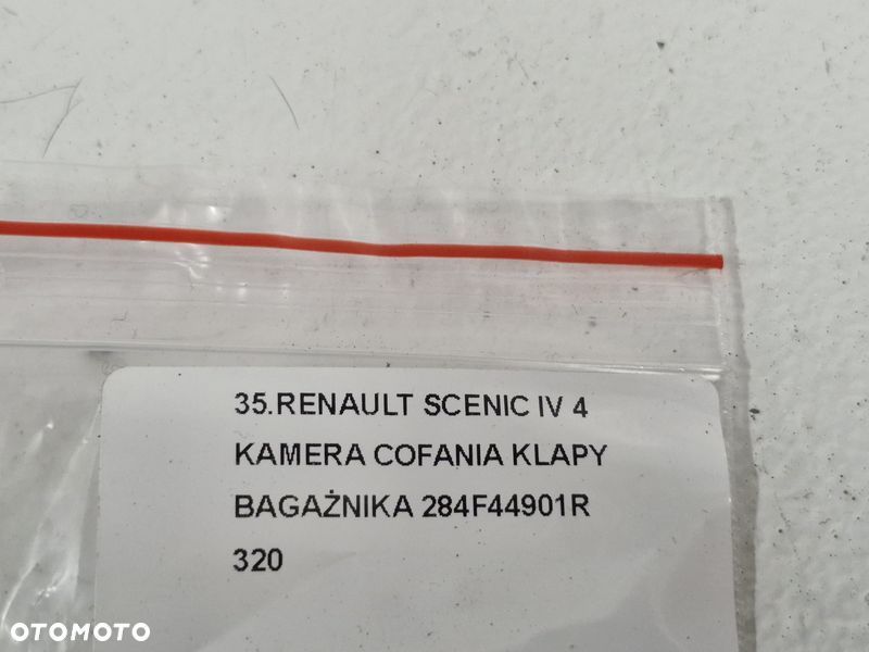 RENAULT SCENIC IV 4 KAMERA COFANIA KLAPY BAGAŻNIKA 284F44901R - 6