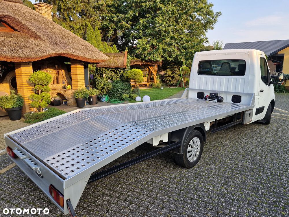 Renault Master 2.3 150 AUTOLAWETA+nowy najazd 5,10+wciągarka 8ton+poduszki pod resor+paiery na przewóz aut+OKAZJA+auto gotowe do pracy - 3