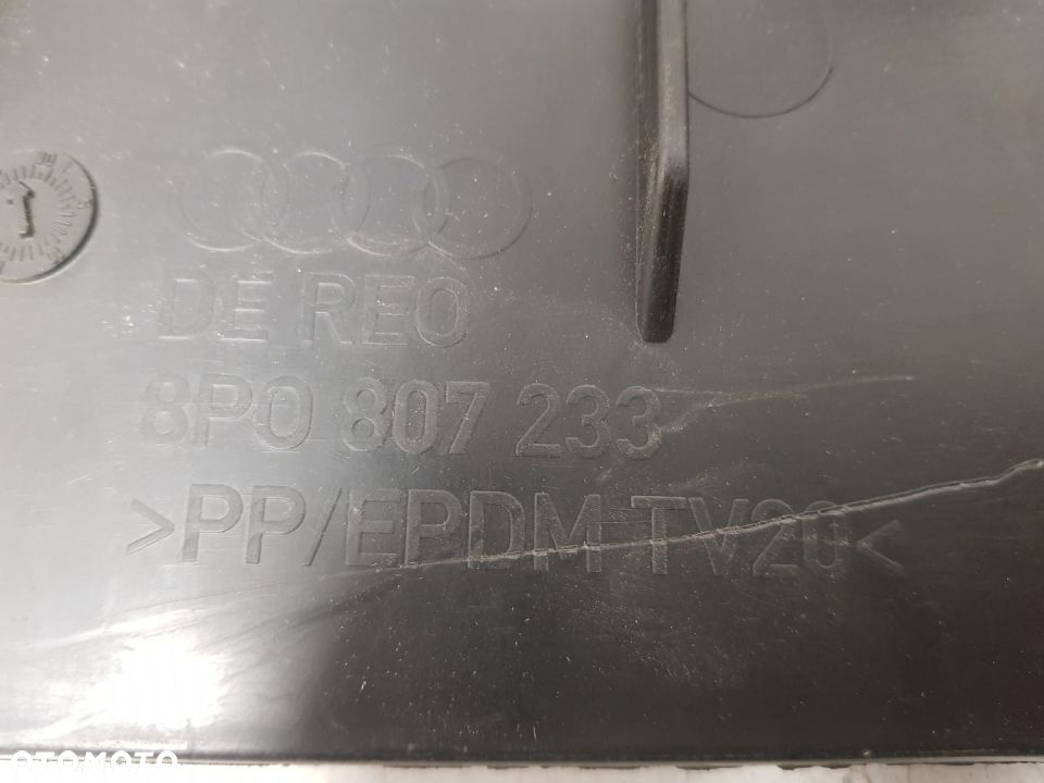 AUDI A3 LIFT OSŁONA PŁYTA POD ZDERZAK SPOJLER ZDERZAKA 8P0807233 - 3